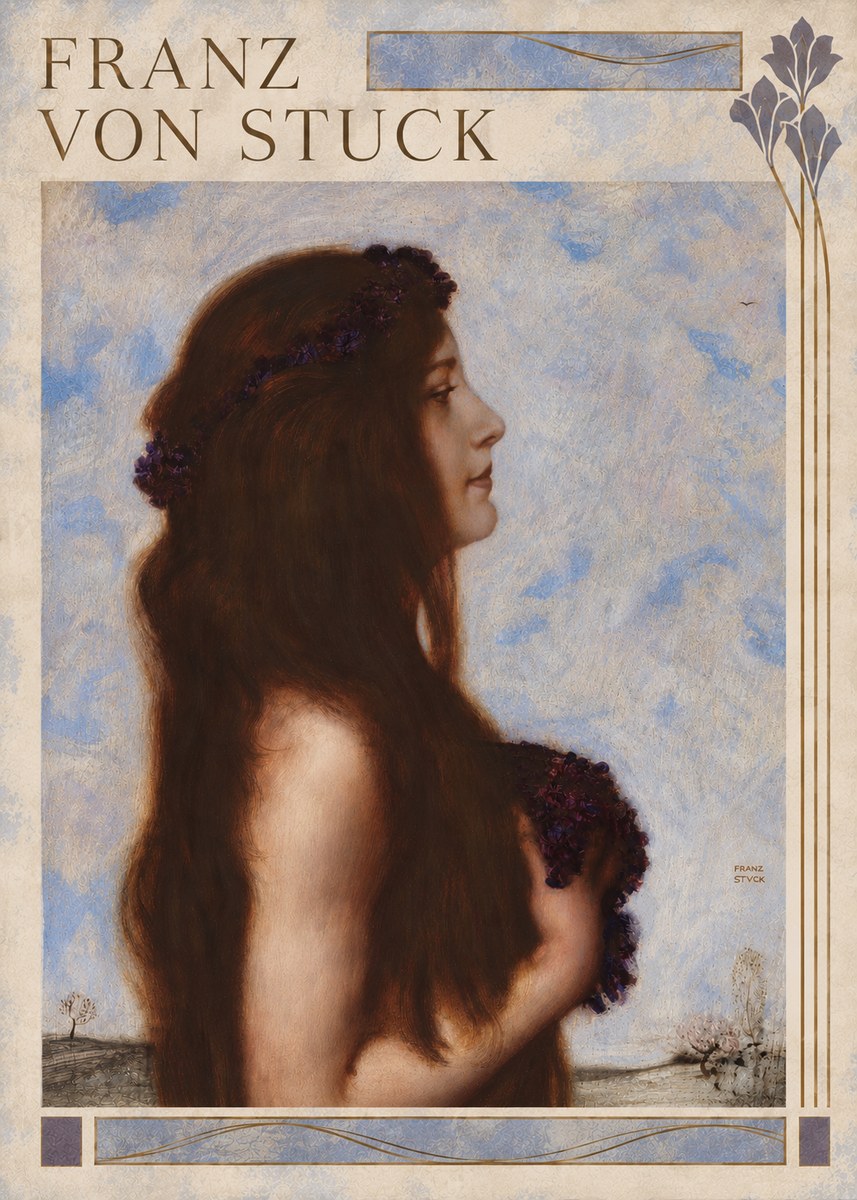 Franz von Stuck Frühlingsreigen No6 - Poster