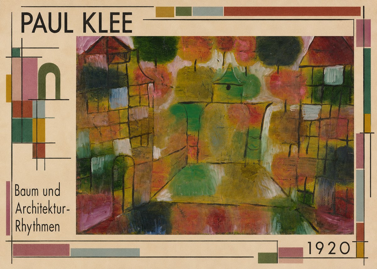 Paul Klee Baum Und Architektur-rhythmen No2 - Poster
