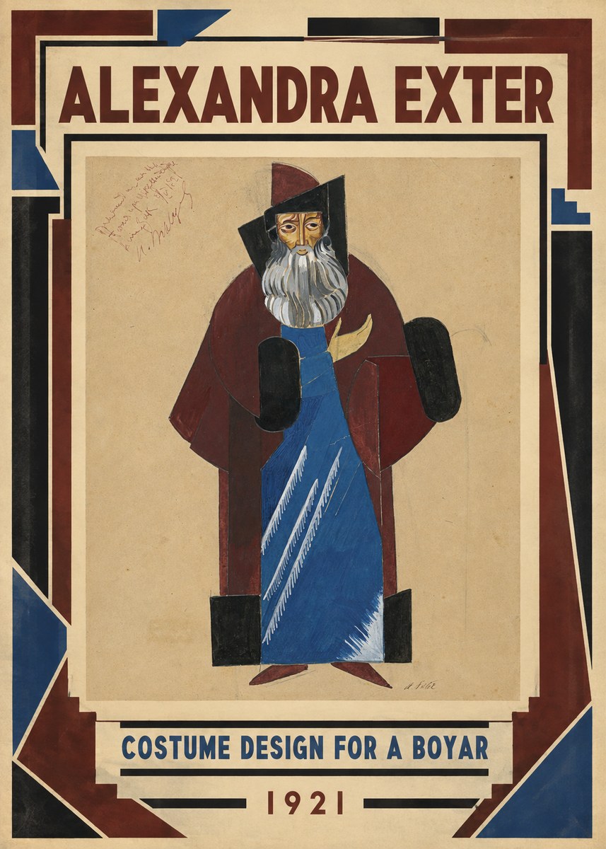 Alexandra Exter Costume Design for a Boyar No1 - Poster