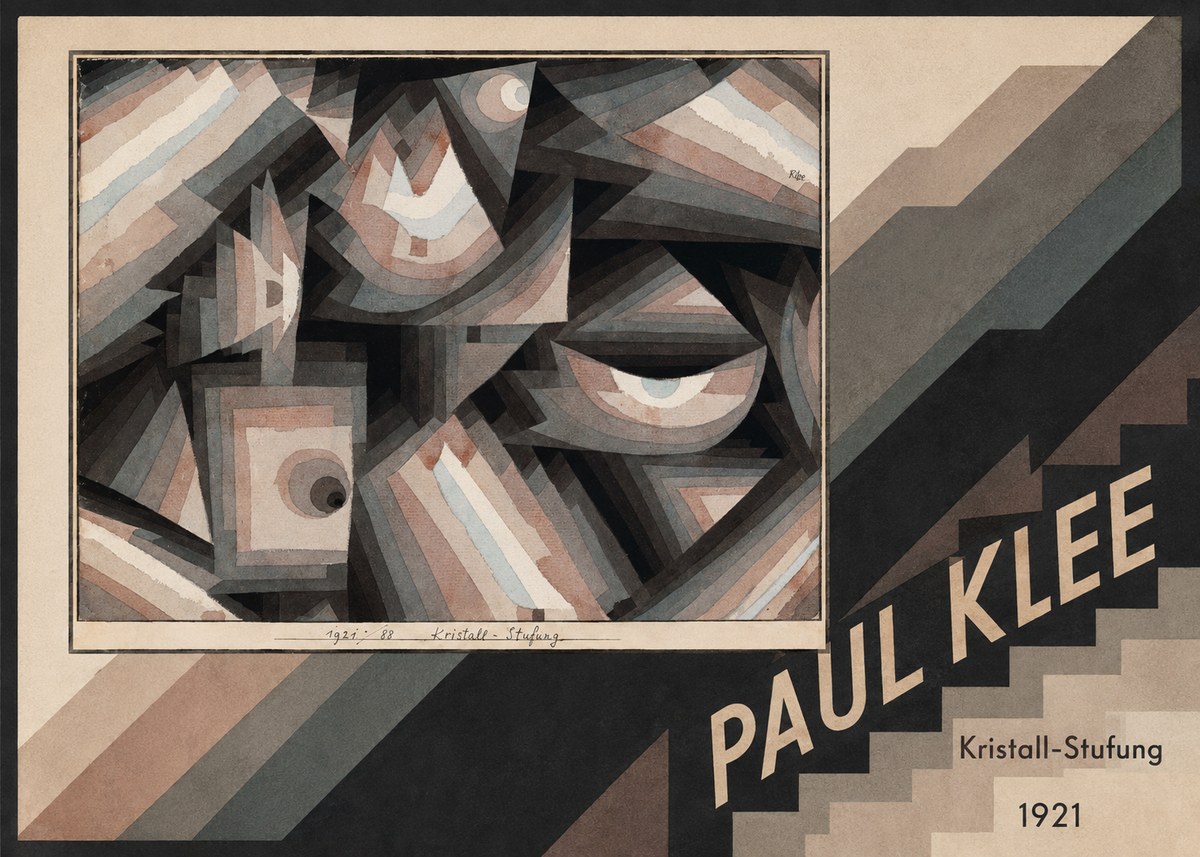 Paul Klee Kristall-stufung I No3 - Poster