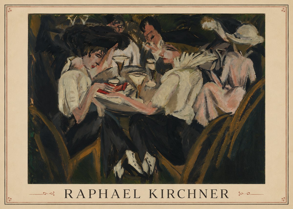 Raphael Kirchner Table Talk No1 - Poster