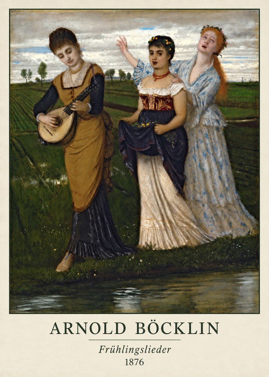 Arnold Böcklin Frühlingslieder No2 - Poster