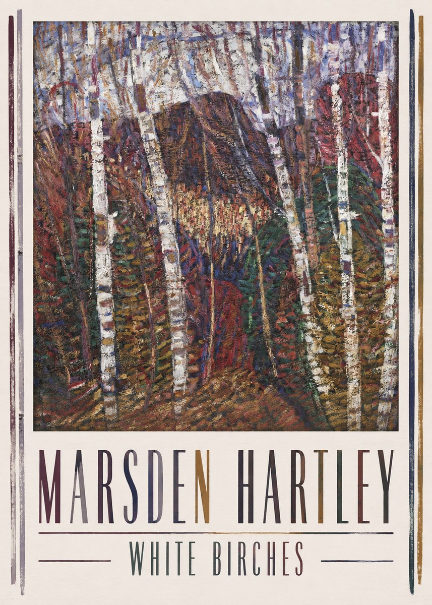 Marsden Hartley White Birches No1 - Poster