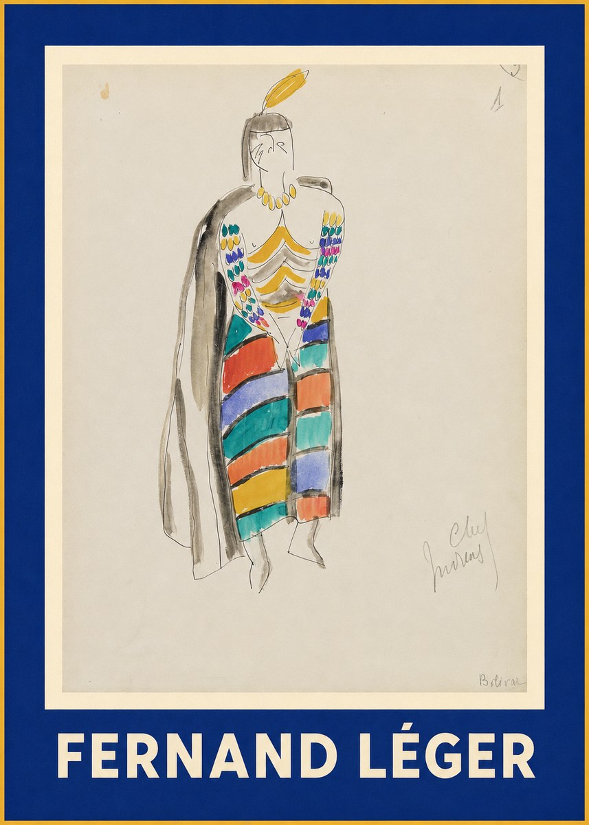 Fernand Léger Chef Moreau No1 - Poster