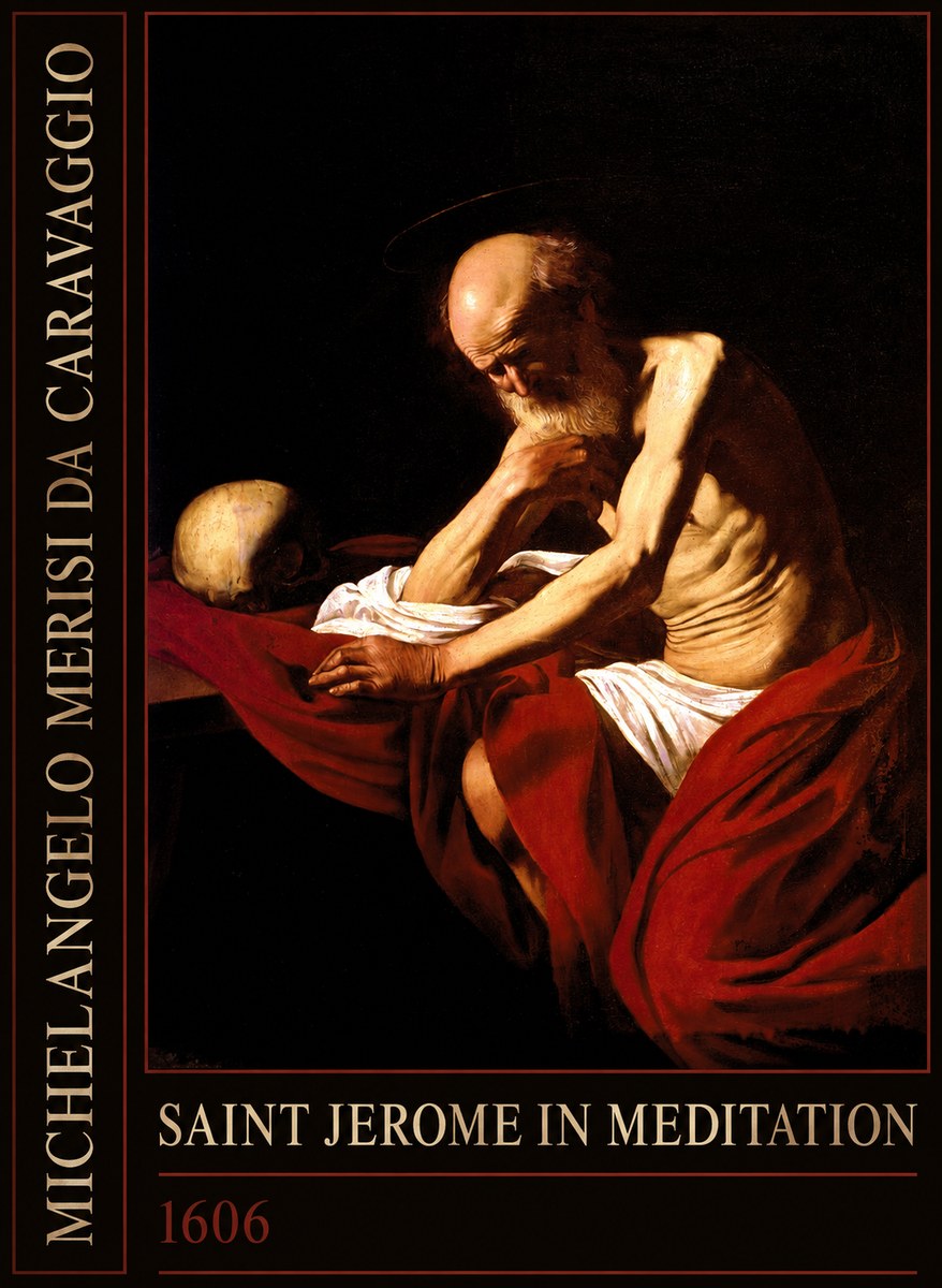 Michelangelo Merisi da Caravaggio Saint Jerome in Meditation I No2 - Poster