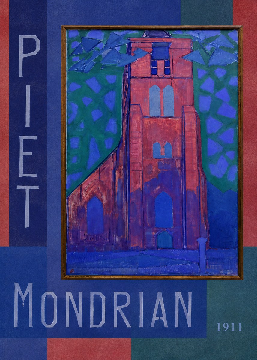 Piet Mondrian Brouwerij S.s. Schoen No2 - Poster