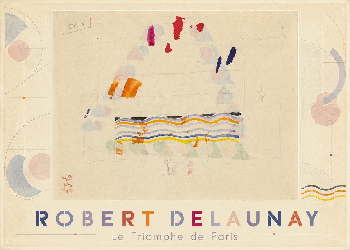 Robert Delaunay Le Triomphe De Paris V No1 - Poster