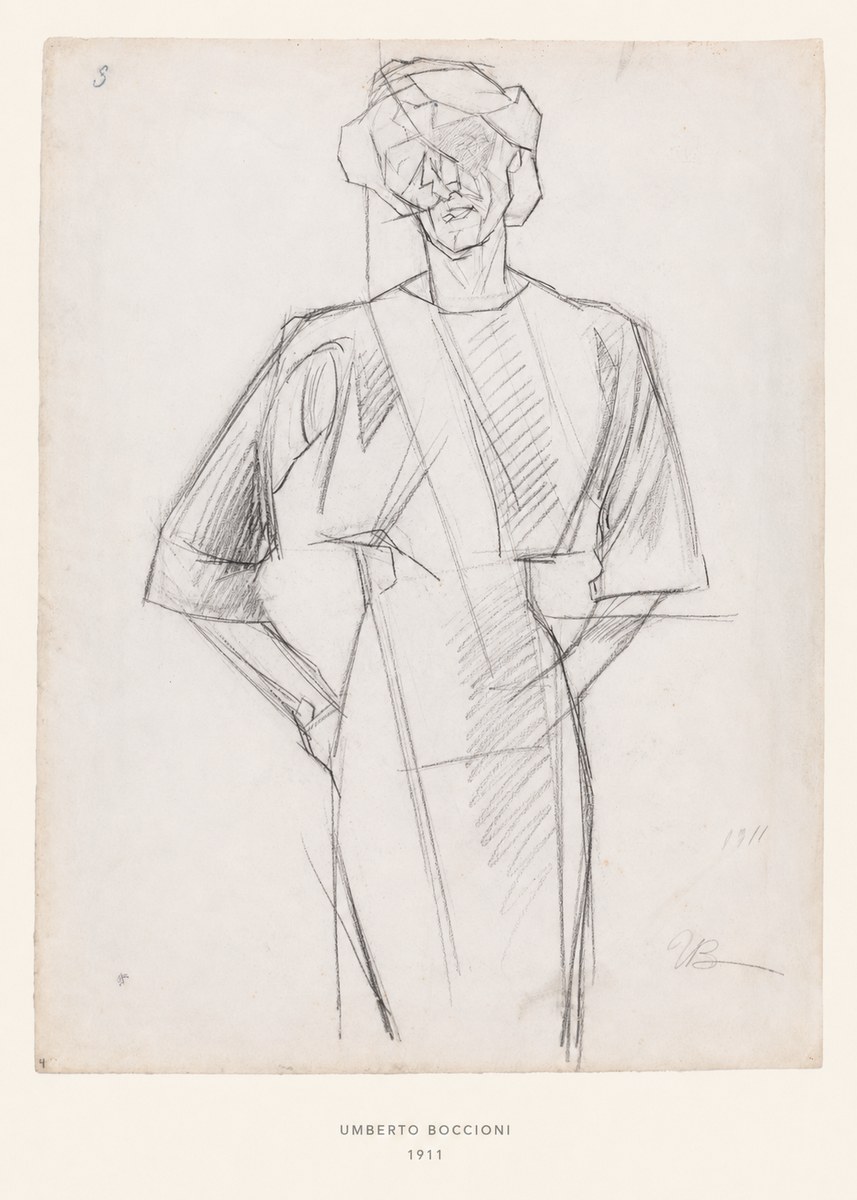 Umberto Boccioni Figure Study, 1911 No6 - Poster