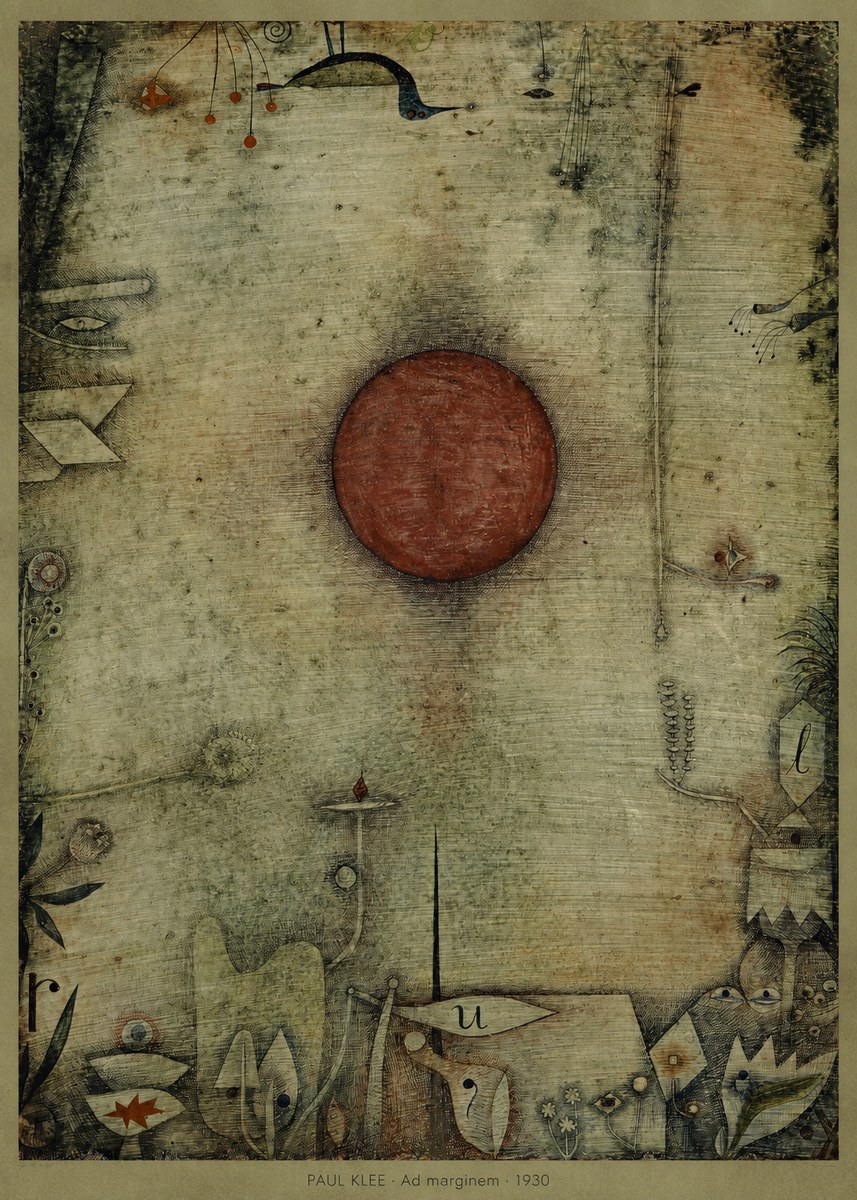 Paul Klee Ad Marginem No6 - Poster