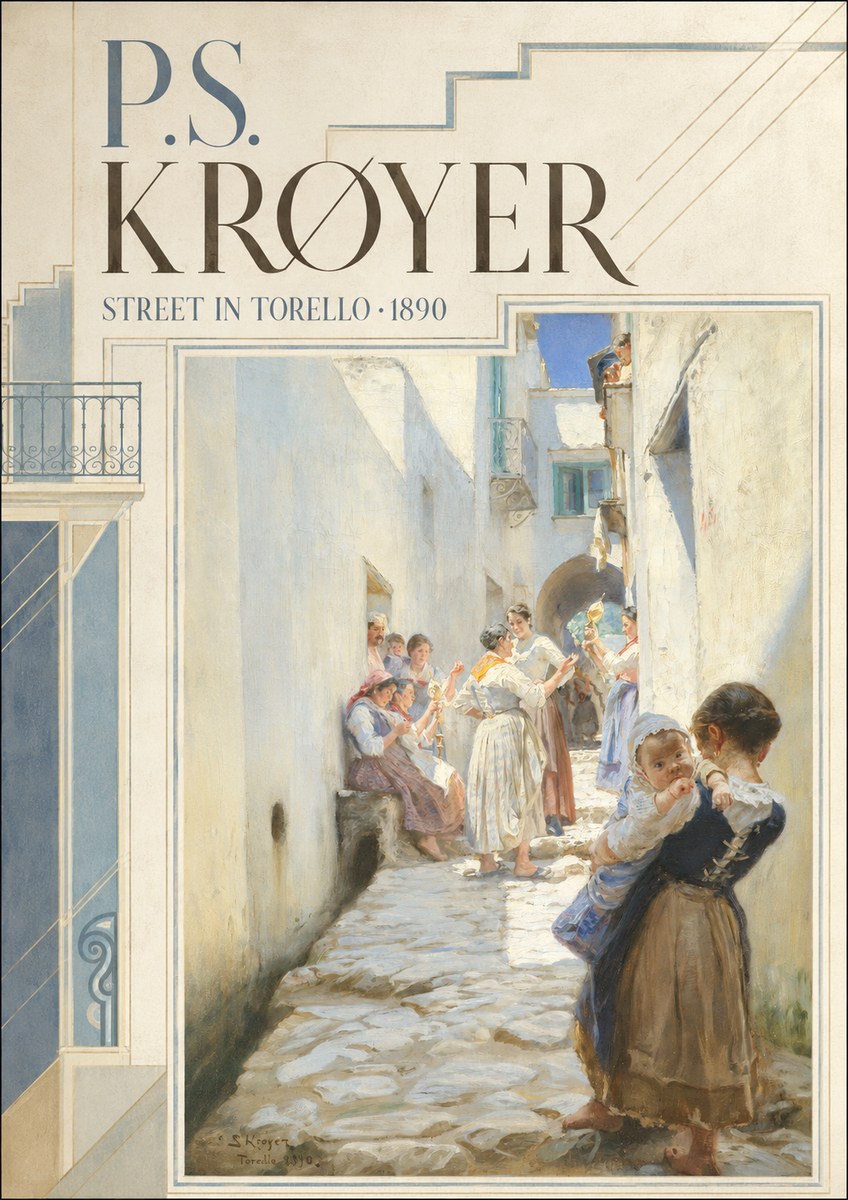 P.S. Krøyer Street in Torello No3 - Poster