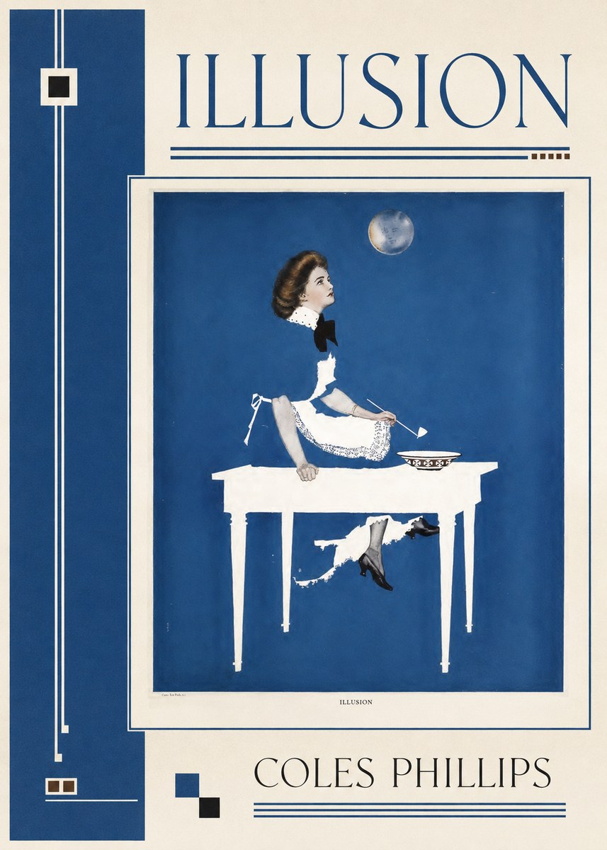 Coles Phillips Illusion No2 - Poster