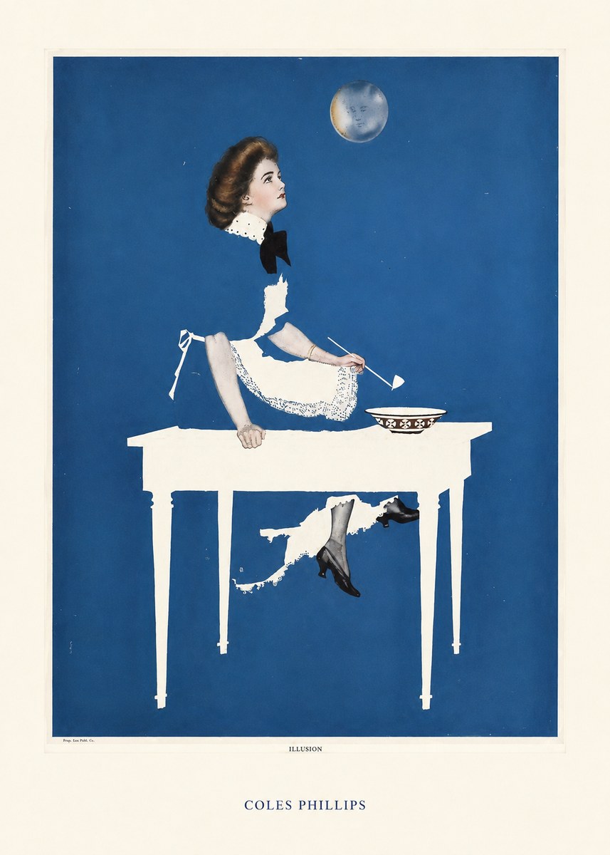 Coles Phillips Illusion No6 - Poster