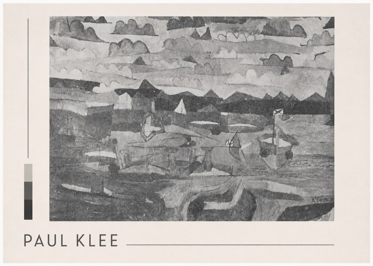 Paul Klee Coastal Landscape No3 - Poster