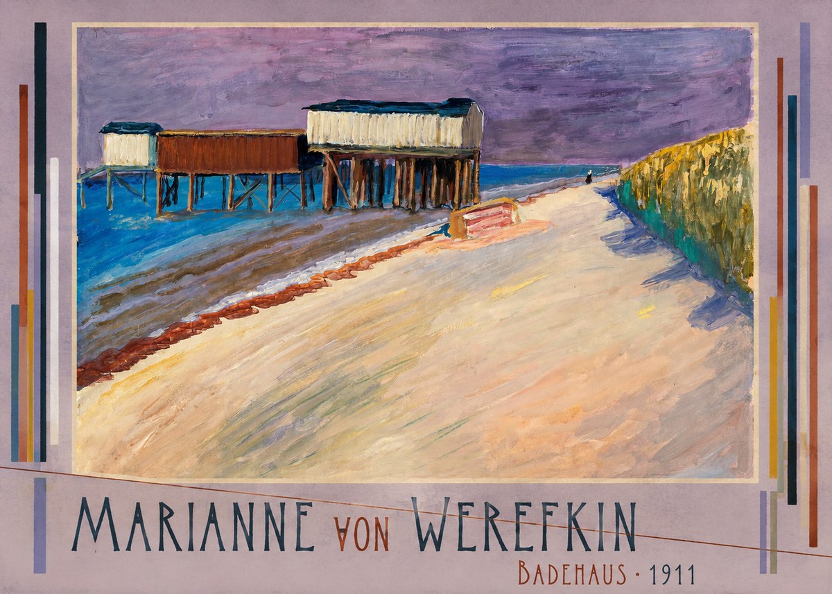 Marianne von Werefkin Badehaus No3 - Poster