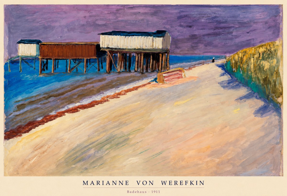 Marianne von Werefkin Badehaus No6 - Poster
