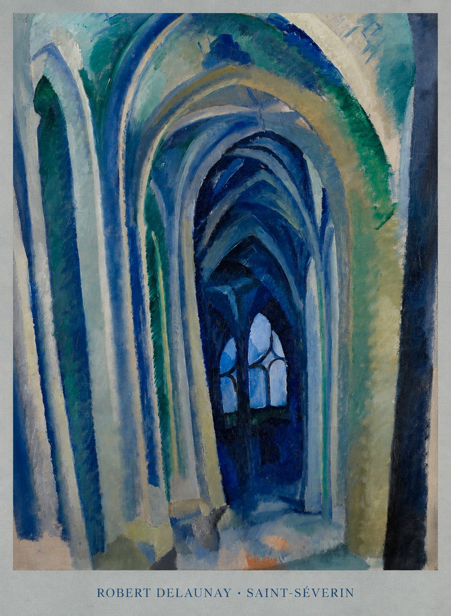Robert Delaunay Saint-séverin No5 - Poster
