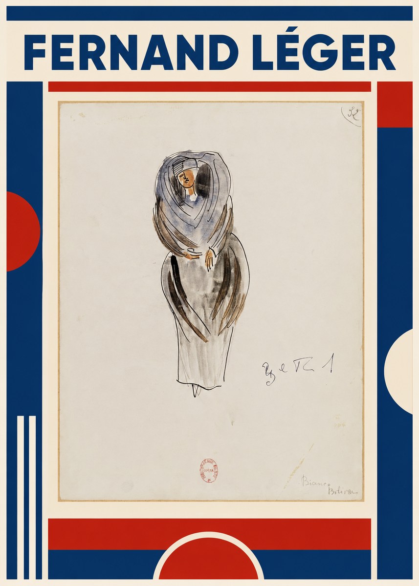 Fernand Léger Costume Design III No1 - Poster