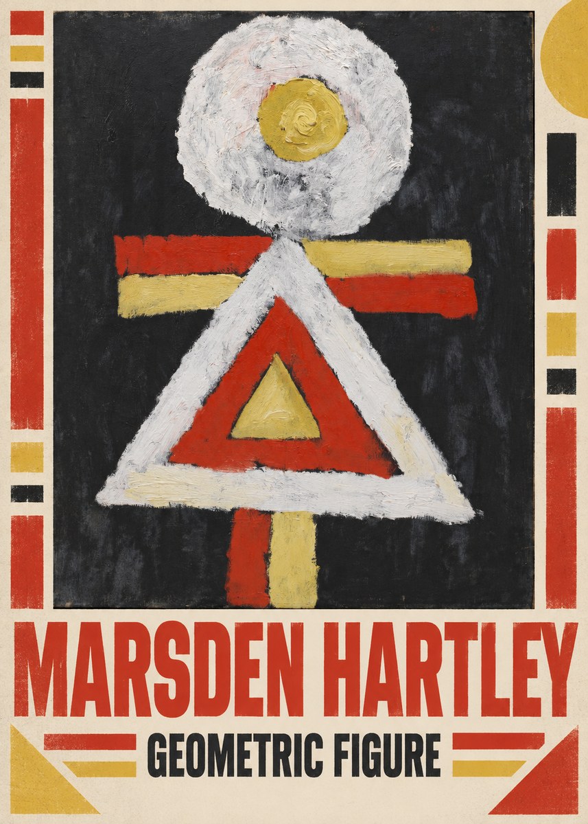 Marsden Hartley Geometric Figure No5 - Poster