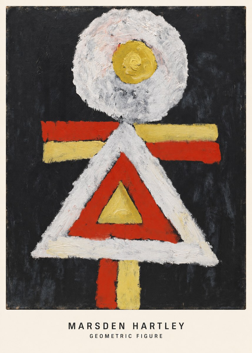 Marsden Hartley Geometric Figure No6 - Poster