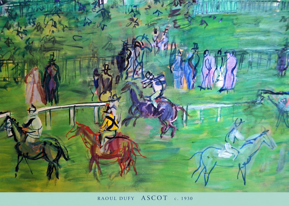 Raoul Dufy Ascot No5 - Poster