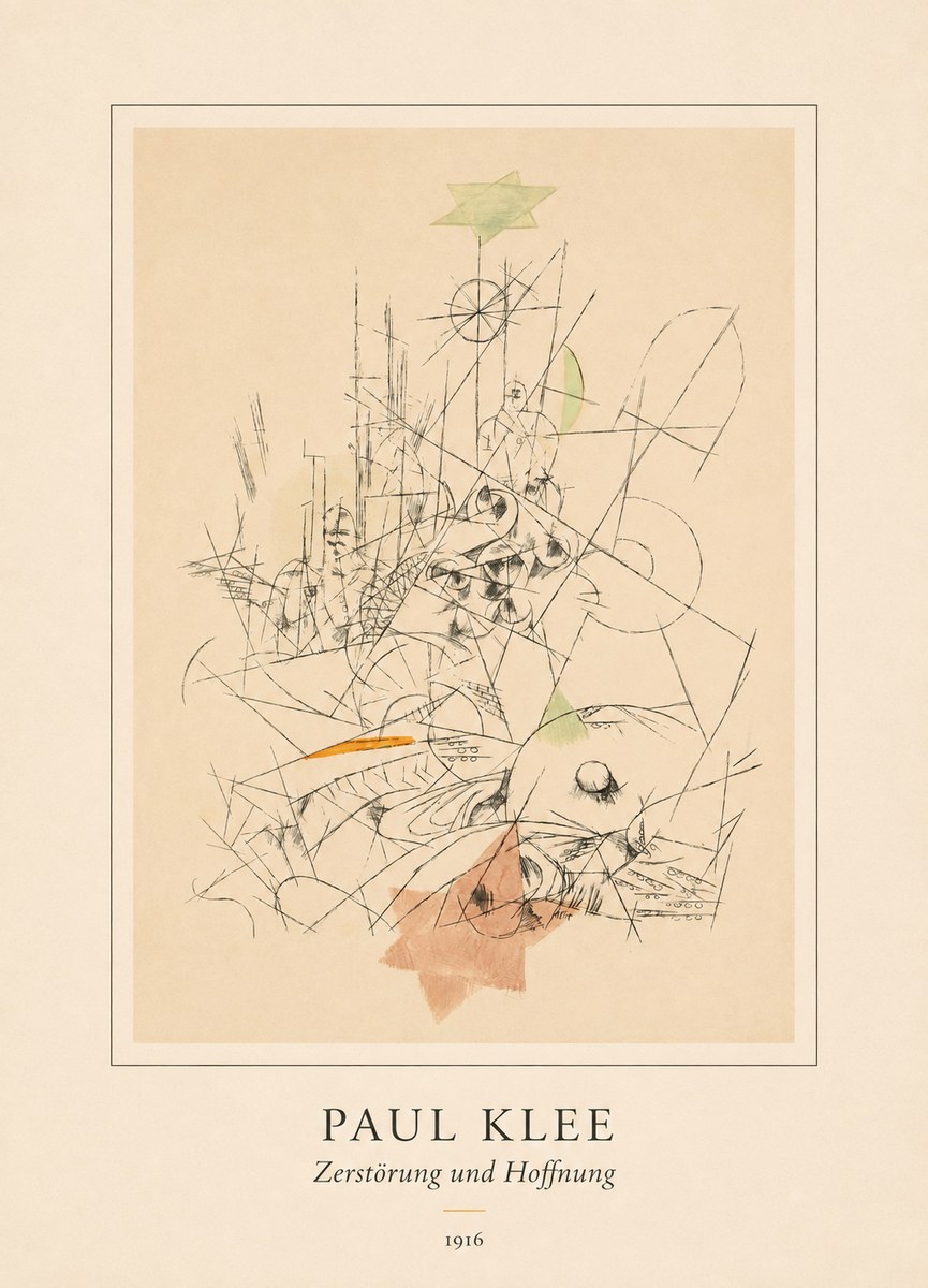Paul Klee Zerstörung Und Hoffnung II No4 - Poster