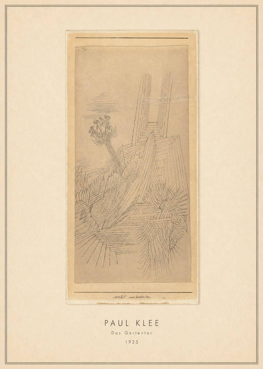 Paul Klee Das Gartentor I No3 - Poster