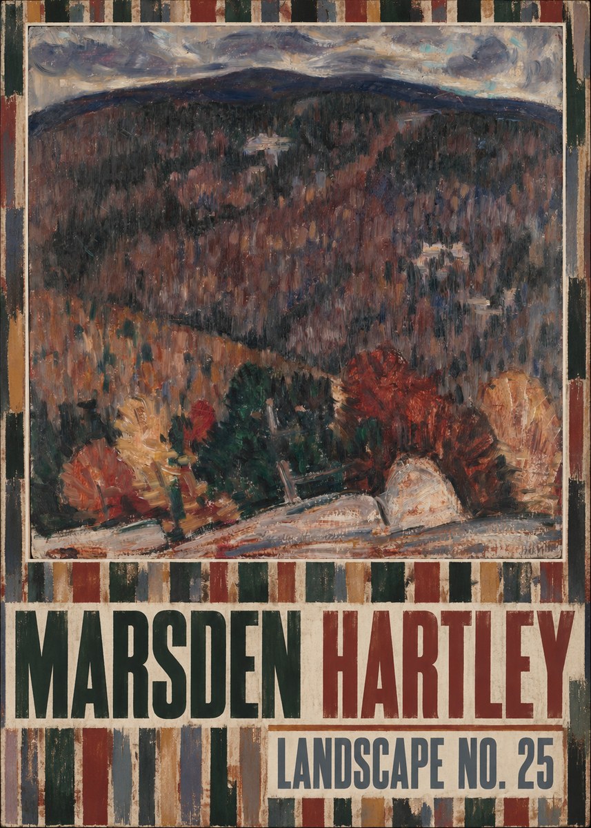 Marsden Hartley Landscape No. 25 No4 - Poster