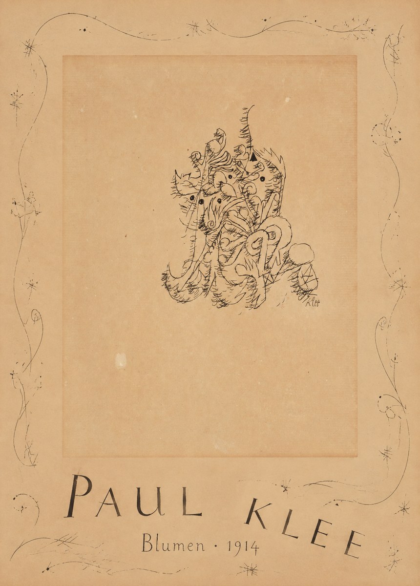 Paul Klee Blumen II No6 - Poster