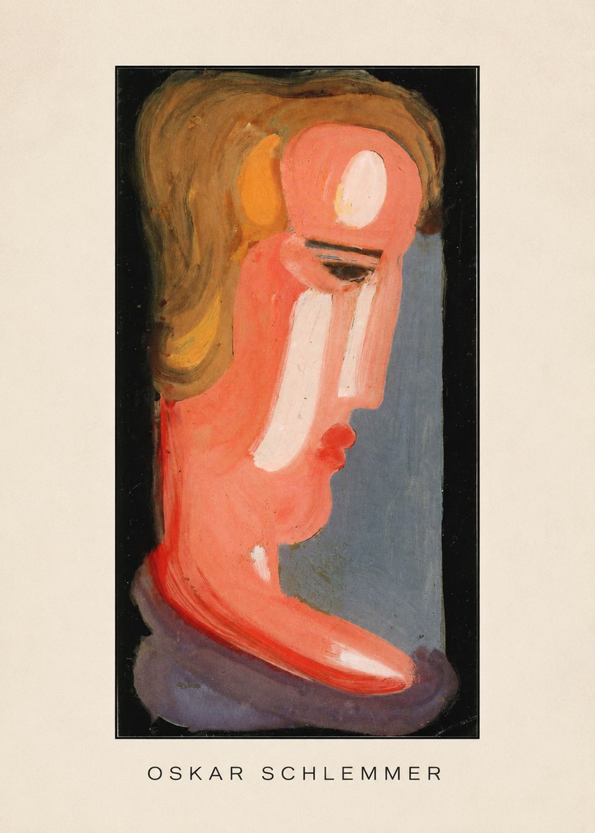Oskar Schlemmer Profil No3 - Poster