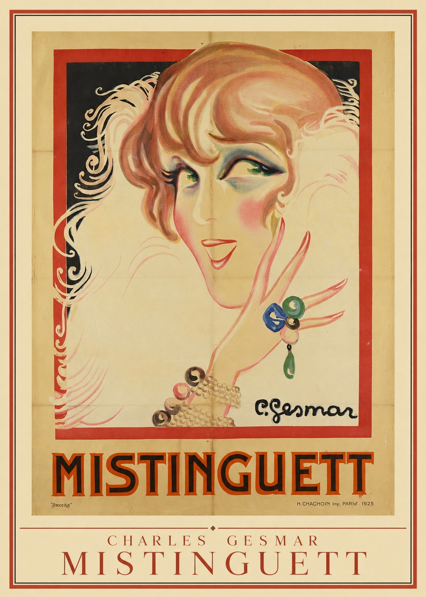 Charles Gesmar Mistinguett No4 - Poster