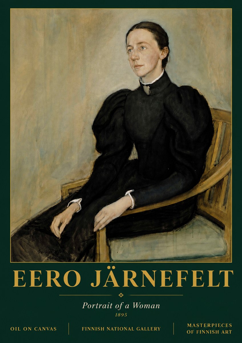 Eero Järnefelt Portrait of a Woman No5 - Poster