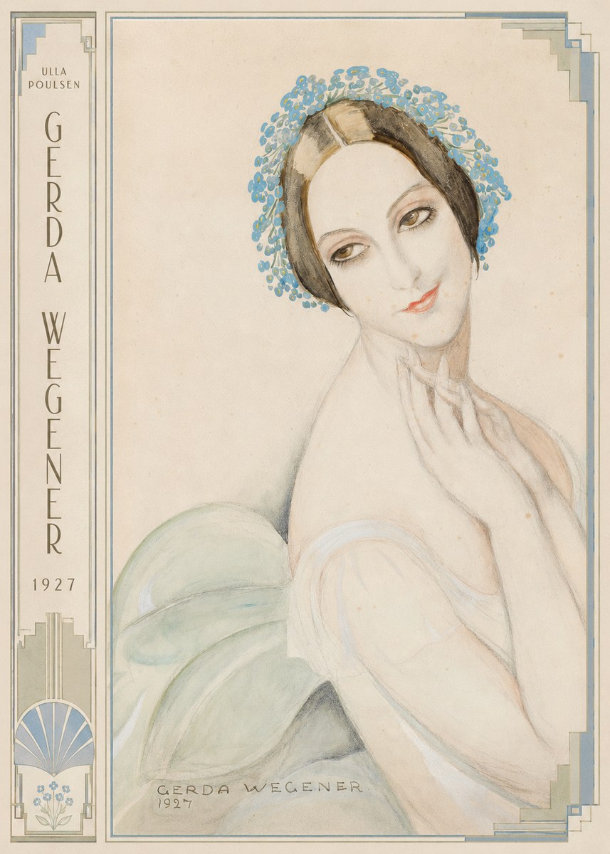 Gerda Wegener Ulla Poulsen No4 - Poster