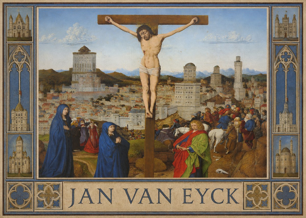 Jan van Eyck The Crucifixion No2 - Poster