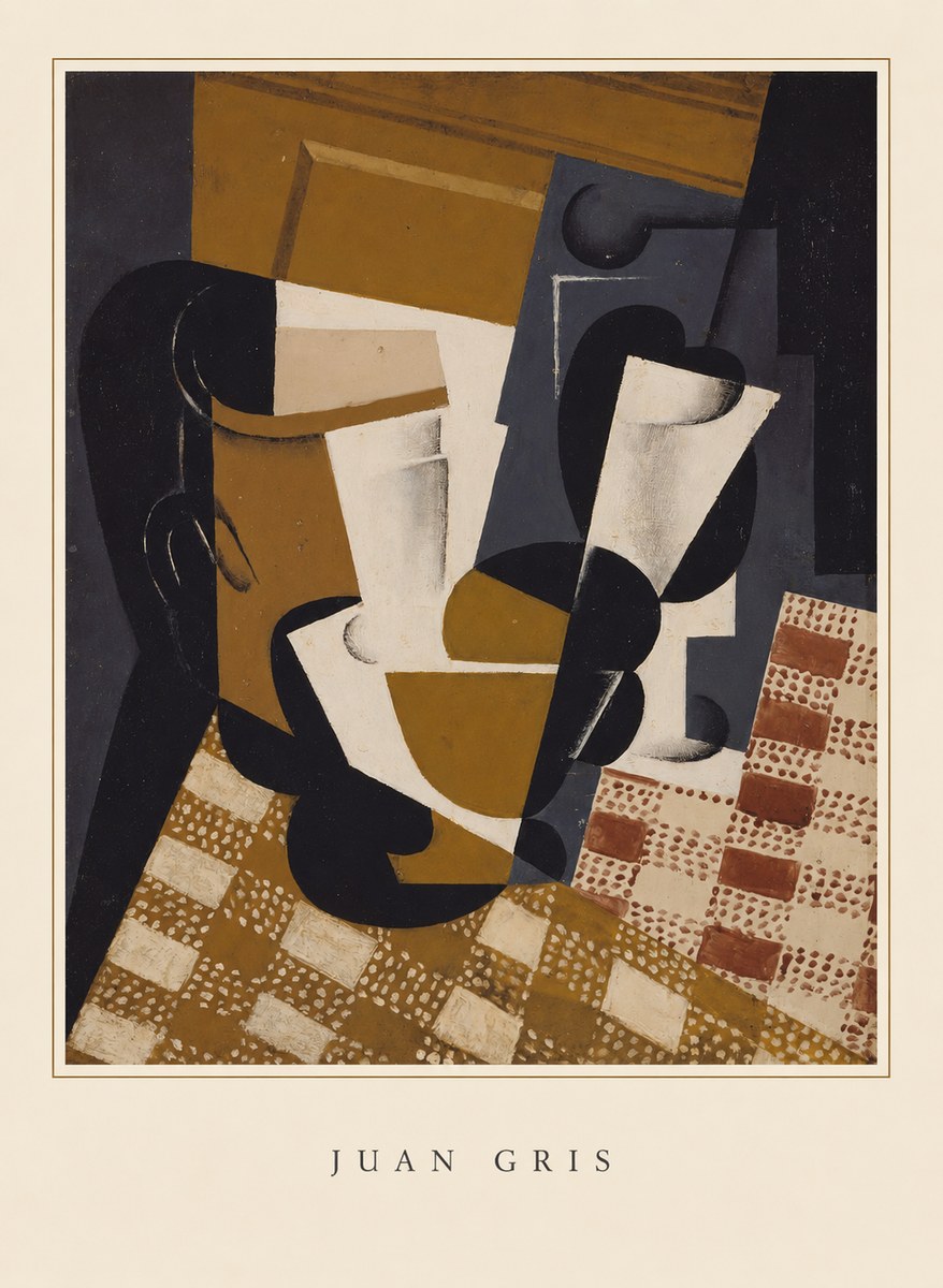 Juan Gris Still Life III No3 - Poster