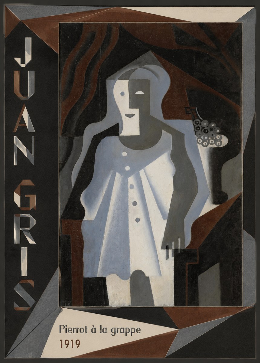 Juan Gris Pierrot À La Grappe No2 - Poster