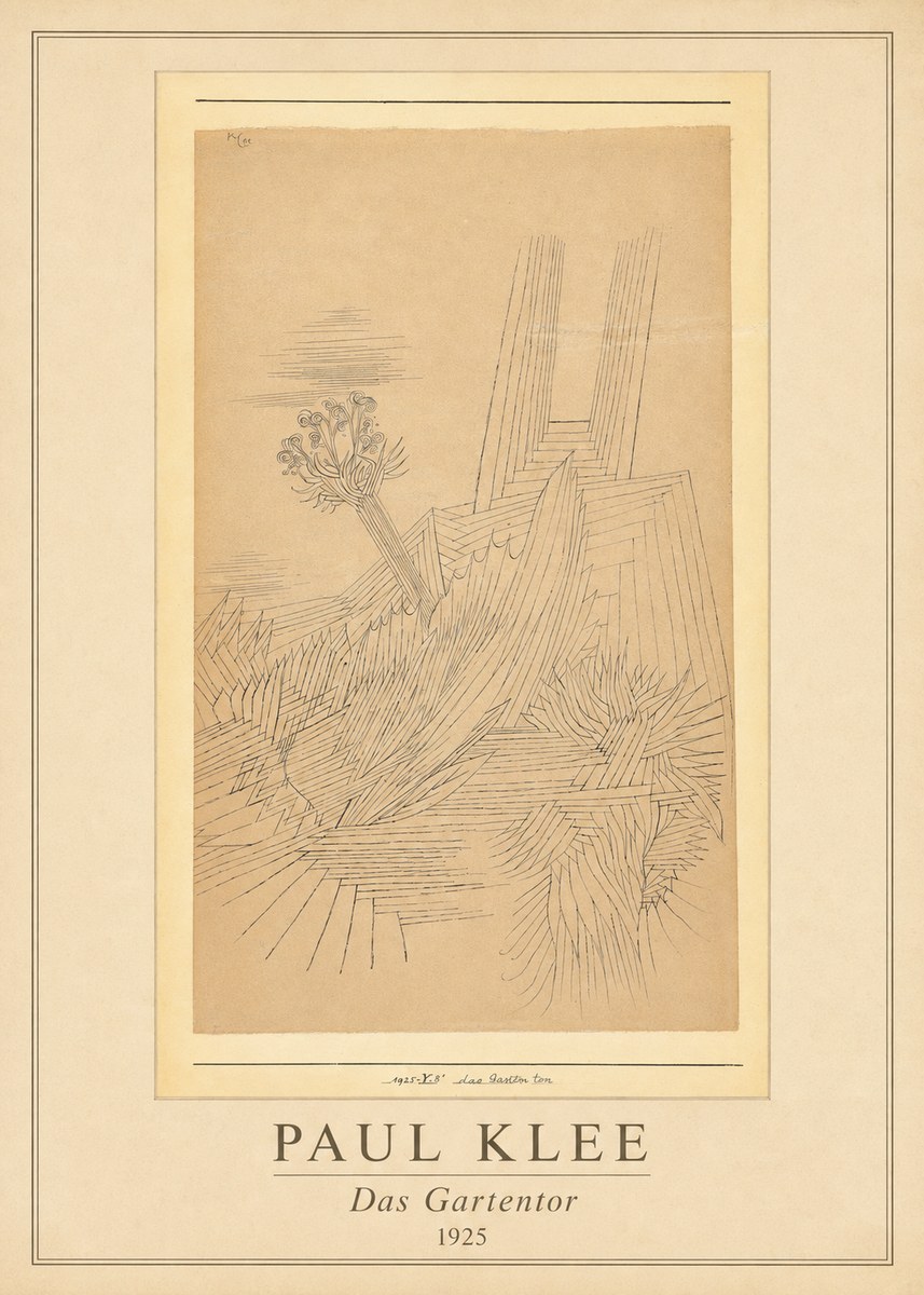 Paul Klee Das Gartentor II No1 - Poster