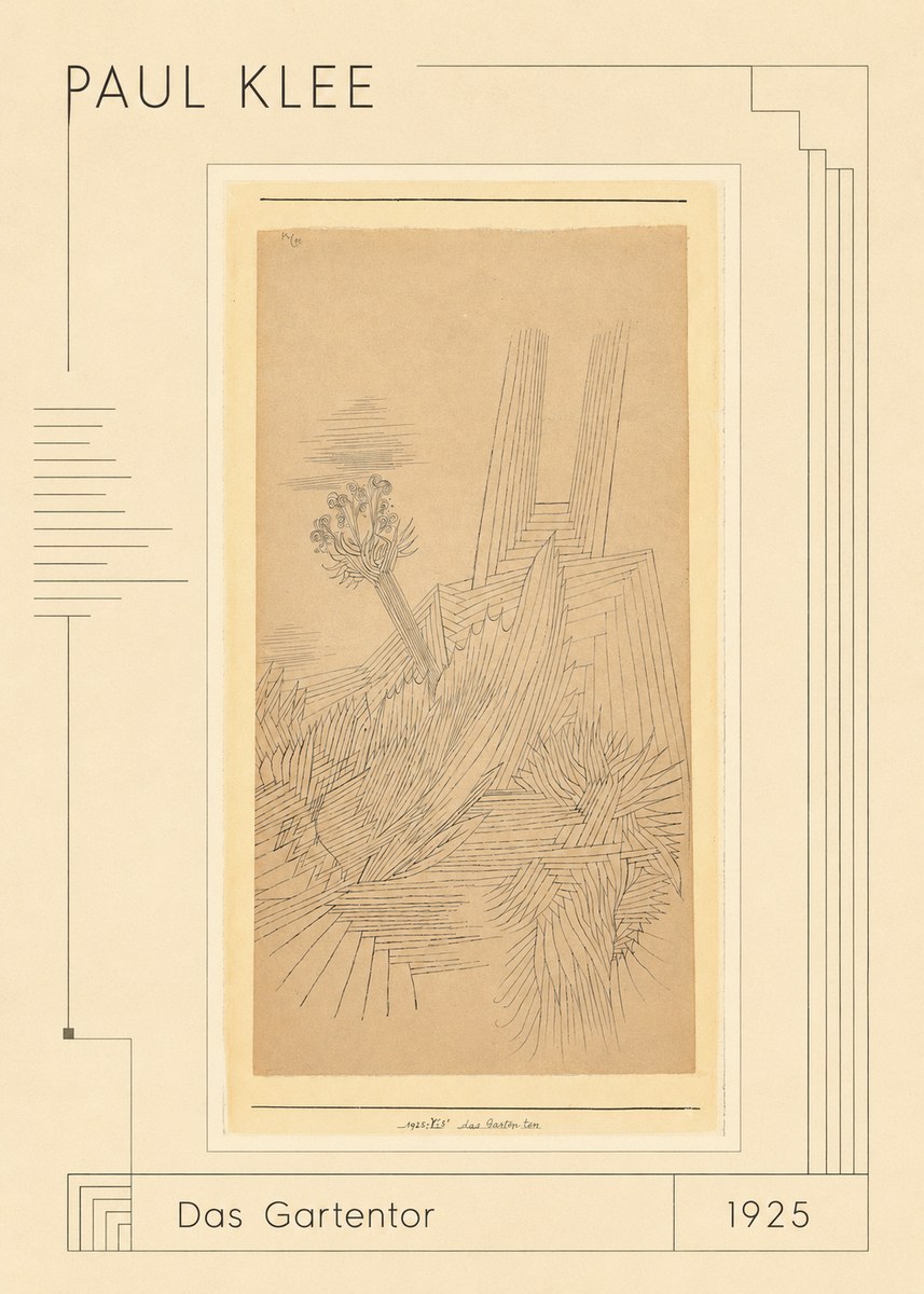 Paul Klee Das Gartentor II No3 - Poster