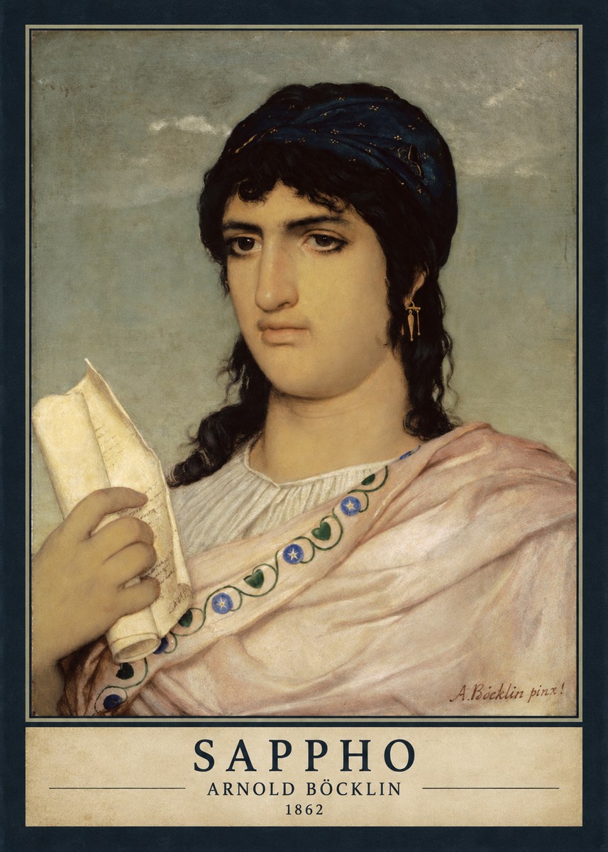 Arnold Böcklin Sappho No4 - Poster