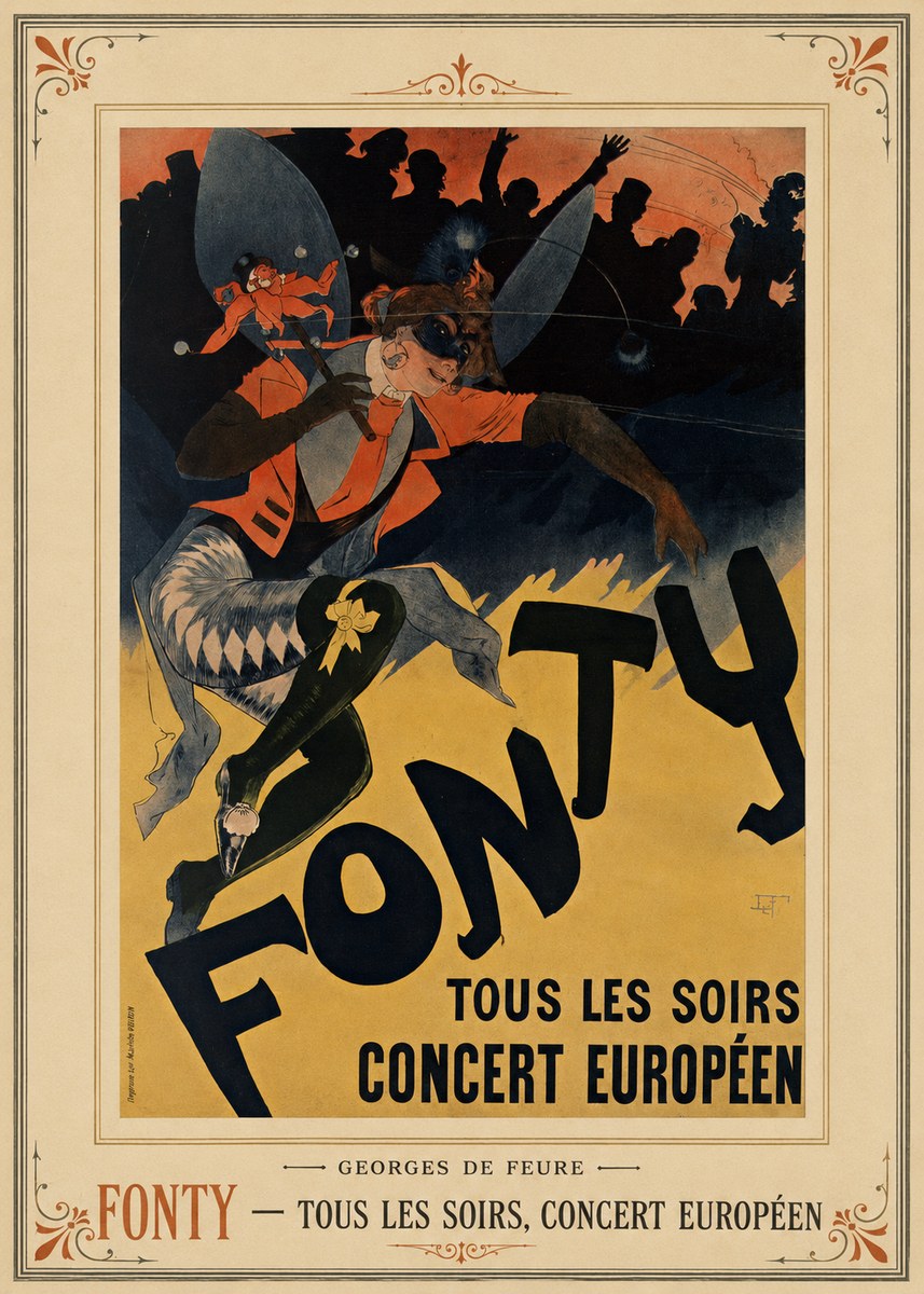 Georges de Feure Fonty III No4 - Poster