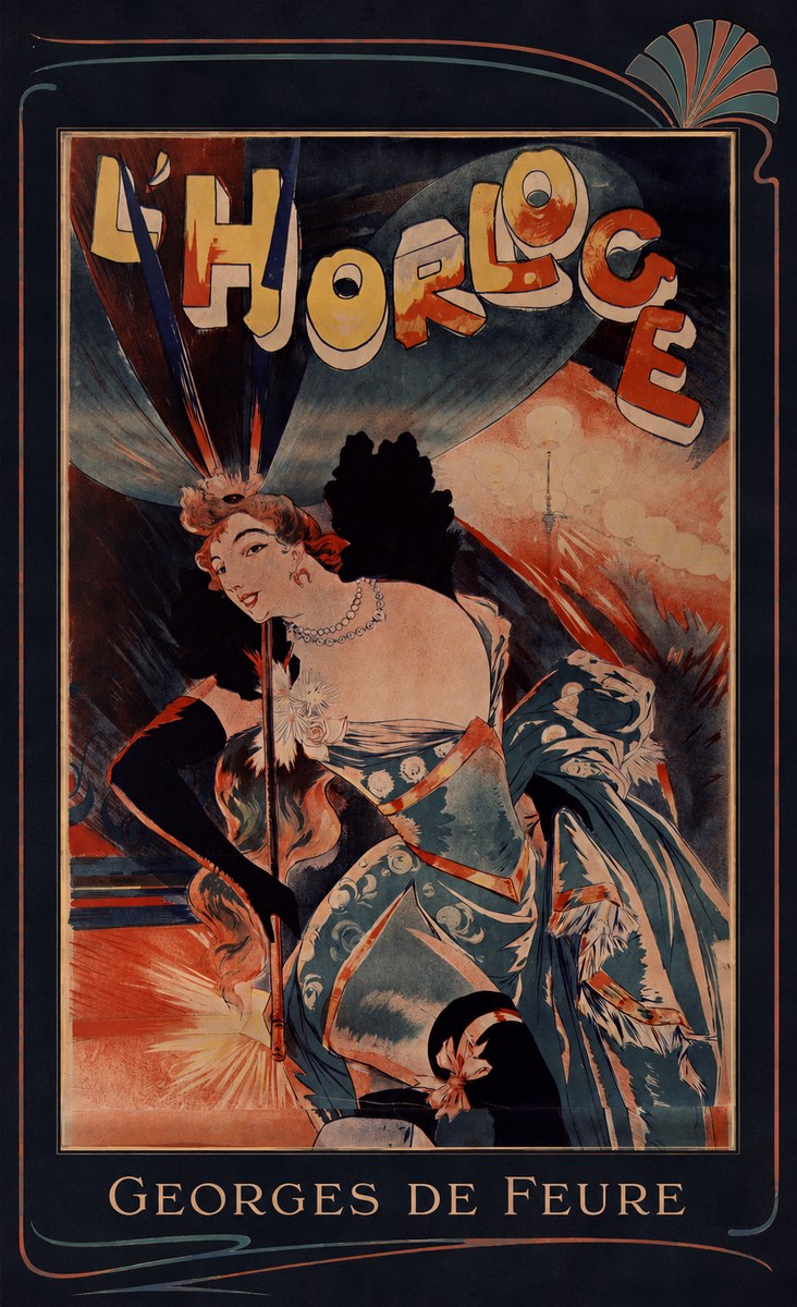 Georges de Feure L'horloge III No6 - Poster