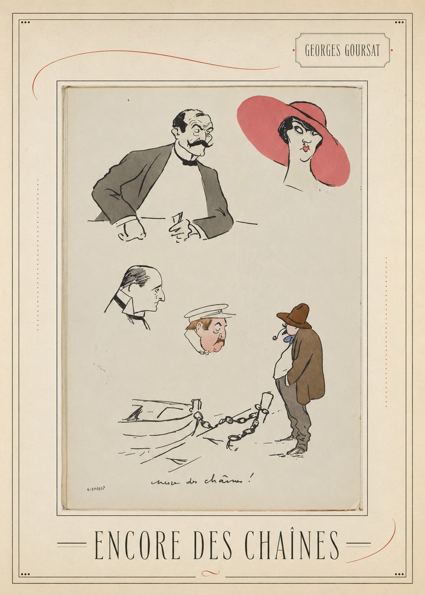 Georges Goursat Encore Des Chaînes! No3 - Poster