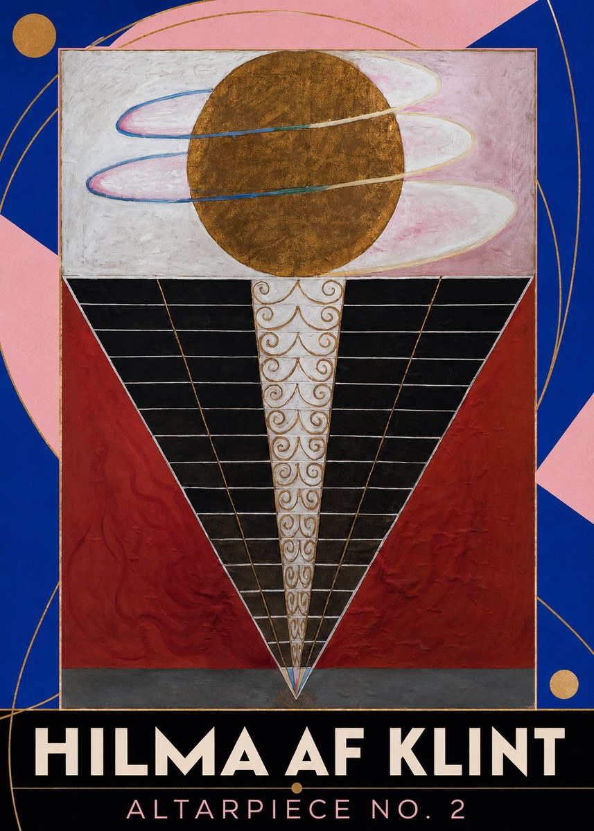 Hilma af Klint The Ten Largest, No. 1, Childhood II No6 - Poster