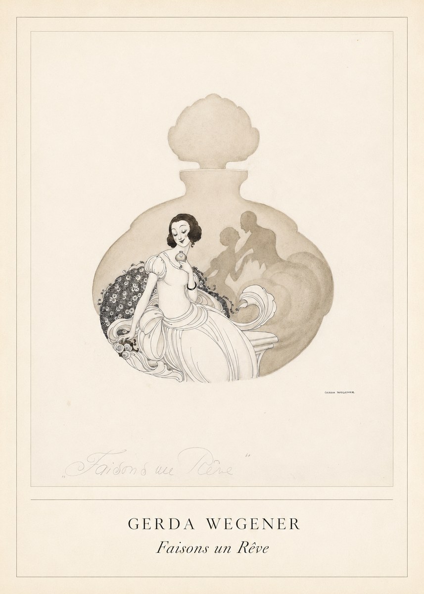 Gerda Wegener Faisons Un Rêve No4 - Poster