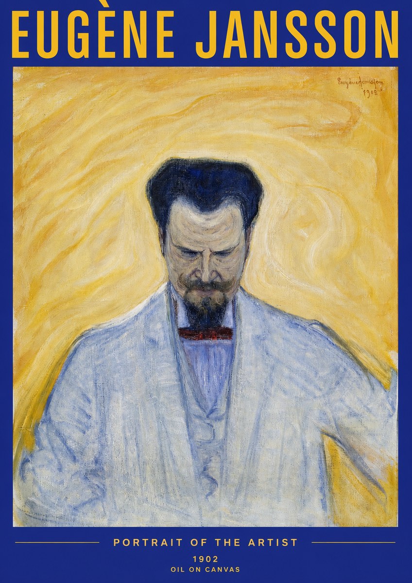 Eugène Jansson Portrait of the Artist II No2 - Poster