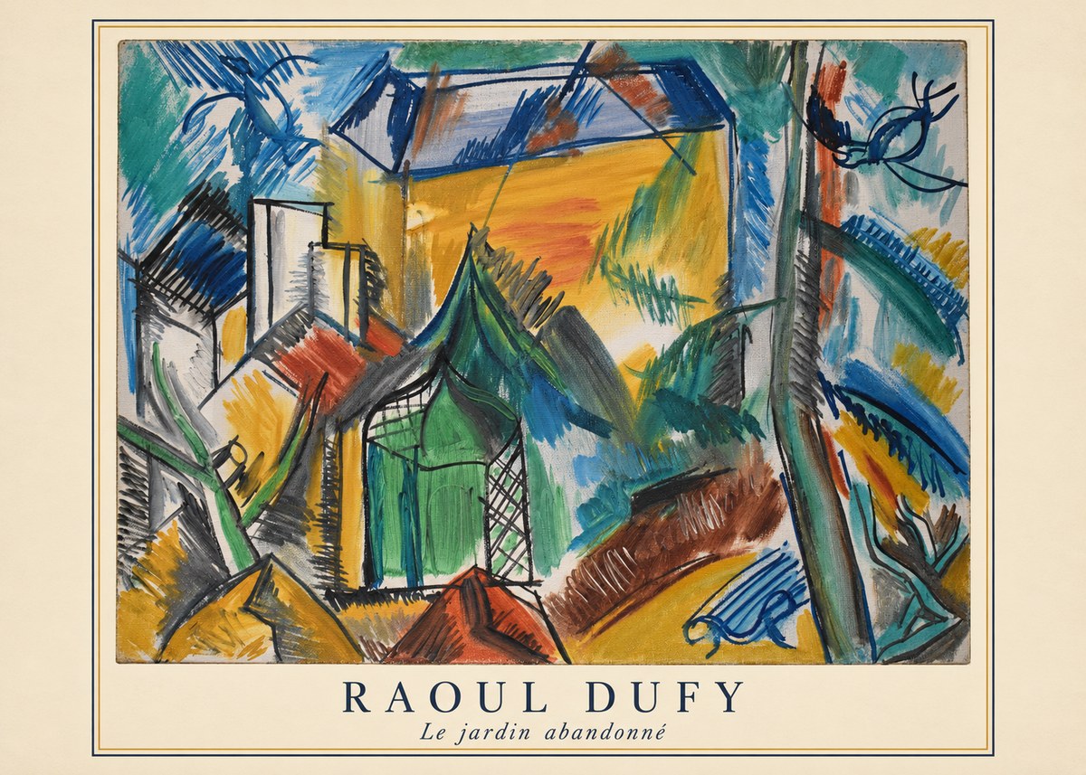 Raoul Dufy Le Jardin Abandonné No5 - Poster