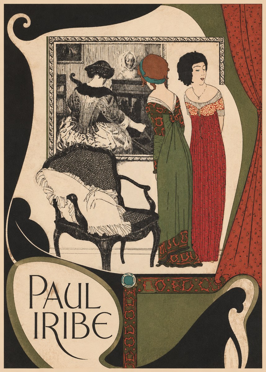Paul Iribe Fashion Scene No6 - Poster