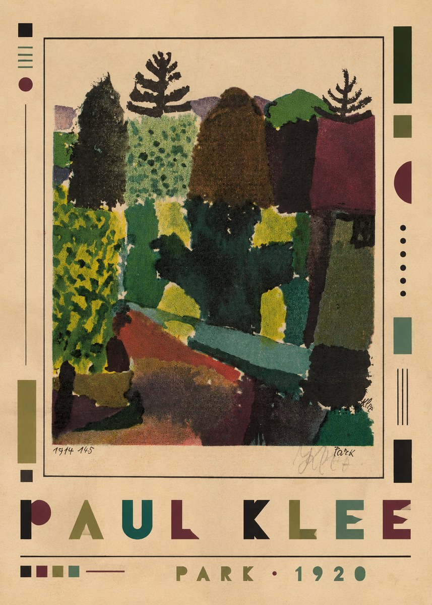Paul Klee Park II No1 - Poster