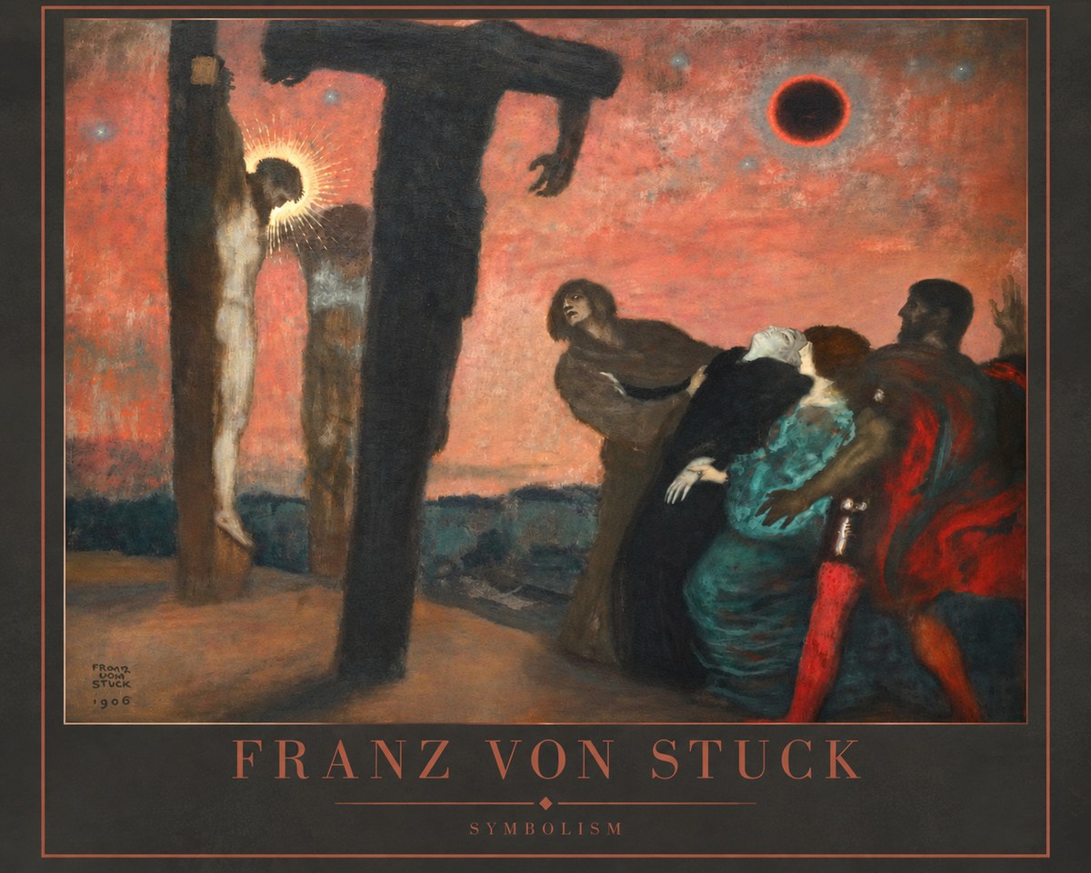Franz von Stuck Crucifixion No3 - Poster