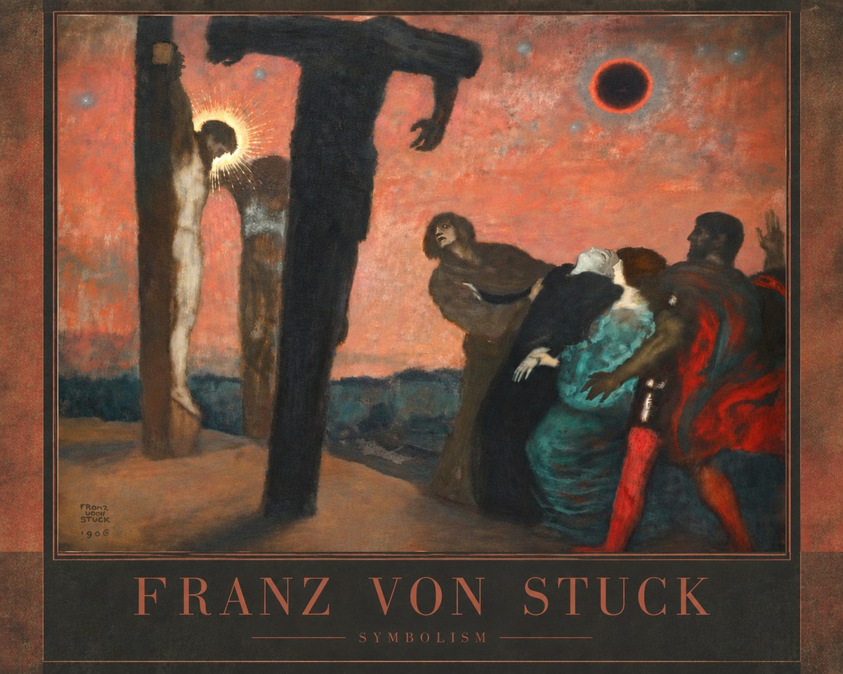 Franz von Stuck Crucifixion No5 - Poster